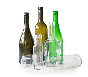 玻璃瓶和玻璃罐背景图片