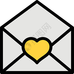 信件消息艺术卡片礼物电子邮件信封邮政邮资明信片邮件插图背景图片