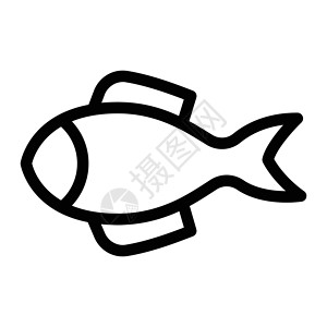 是海盗尾巴游泳海鲜标识插图动物食物野生动物钓鱼背景图片