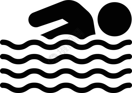 河流男人游泳者运动水池团队插图数字中风运动员活动背景图片