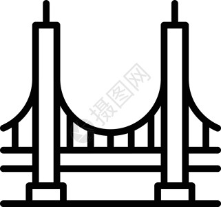 西堠门大桥桥世界旅行红色海洋纪念碑建筑学运输交通基础设施电缆插画