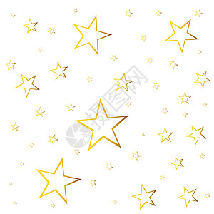抽象流星矢量 白色背景上带有金色圣诞星星的插图海豹证书报酬评分勋章保修单徽章优胜者成就质量背景图片