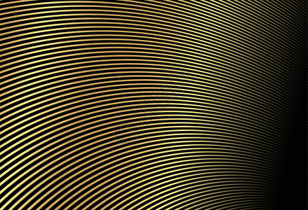 抽象的金色扭曲对角线条纹背景 矢量弯曲扭曲的线纹理 全新的商业设计风格织物曲线金子插图海浪装饰波浪网络卡片横幅背景图片