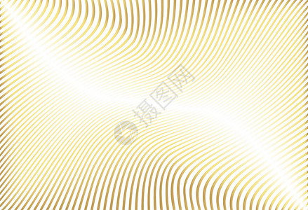 抽象的金色扭曲对角线条纹背景 矢量弯曲扭曲的线纹理 全新的商业设计风格插图网络波浪艺术曲线技术海浪卡片墙纸横幅背景图片