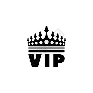 金色 VIP 皇冠平面矢量 Ico高清图片