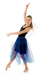 美丽的芭蕾舞演员灵活性健美操高清图片