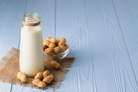 牛奶花生素食主义者花生奶高清图片