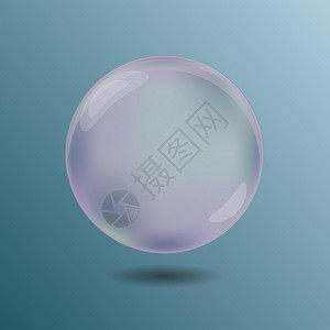 空的雪球 现实透明的玻璃球矢量说明 透明肥皂或水泡 (笑声)背景图片