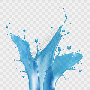 稻城亚丁牛奶海透明的闪光水喷洒水晶液体淡水插图蓝色宏观绘画饮食波纹水滴设计图片