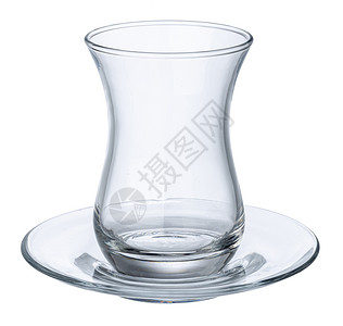 白上孤立的茶杯玻璃杯茶碗白色玻璃咖啡杯咖啡杯子背景图片