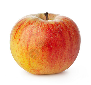 在白背景上孤立的红苹果提取 Ripe 紅苹果植物食物水果背景图片