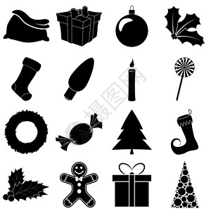 圣诞节 符号 集合 大 集 图标 卡通 季节性 插图 隔离 白色 装饰品 多彩 矢量 背景 图形 绘图 设计 概念 形状 标志 背景图片