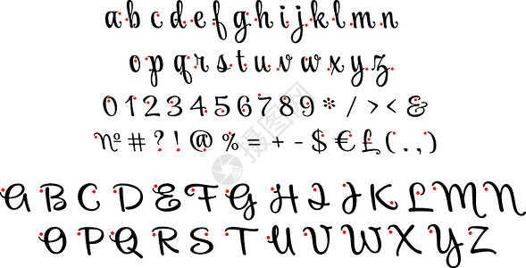 手写化装饰设计器脚本字母设置背景图片