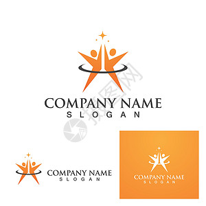 Star Logo 模板矢量活力祷告徽章运动健康公司品牌瑜伽饮食健身房背景图片