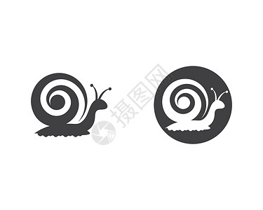 田螺煲Snail 标识符号模板矢量图标插图田螺白色动物鼻涕虫粘液黑色艺术螺旋创造力剪贴插画