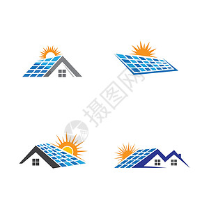 太阳能科技标志模板活力回收力量资源技术阳光橙子太阳能板太阳系标识背景图片
