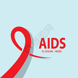 世界援助日徽标图像丝带生活世界援助活动团结安全标识红色预防背景图片