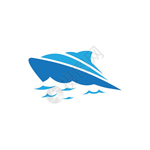 游轮标志图片标识巡航航海旅游商业蓝色船运旅行公司海浪背景图片