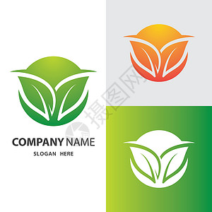 生态标志图像它制作图案生物环境生活绿色标识插图创造力植物叶子背景图片