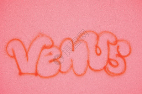 粉红色墙壁上的金星背景图片