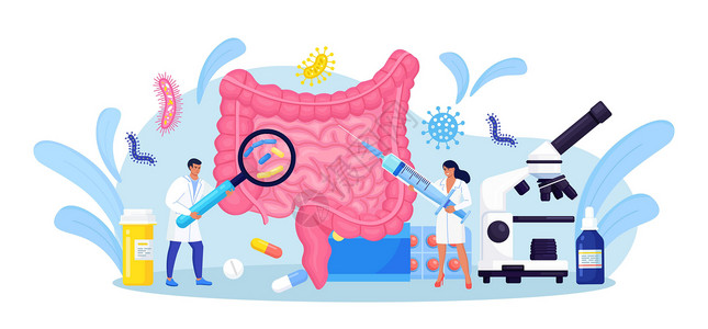 微生物区系诊断免疫高清图片