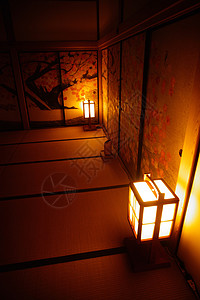 日式房间百货传统筷子庭园黄豆国家屏幕榻榻米房屋胸部高清图片
