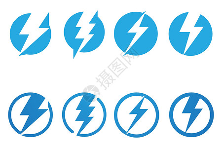 闪电闪光标和符号活力电压品牌电工艺术收费力量震惊速度电池背景图片