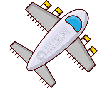 飞机货物乘客飞机场翅膀航空公司阴影商业空气插图喷射背景图片