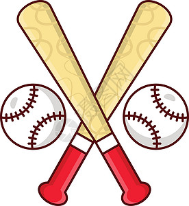 棒球沥青蝙蝠团队竞赛玩家罢工游戏皮革垒球插图背景图片