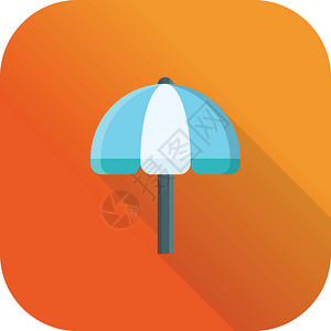 伞式雨伞界面用户气象季节阳伞配饰天气插图气候背景图片