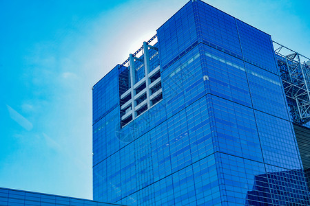 东京Kotoku市的图象商业办公室建筑群高层建筑群企业形象蓝天建筑办公楼背景图片