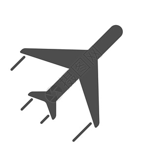 气道孤立在白色背景上的飞机矢量图标 用于 web 移动应用程序和 ui 设计的飞行飞机股票矢量插图设计图片