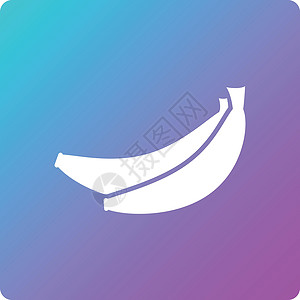 香蕉单网点图示(关于潮流梯度的单一网络图标)背景图片