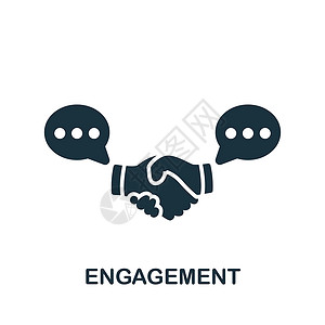 启用图标 用于模板 网络设计和信息图的单色简单社区图标Name员工商业入境活动客户团队顾客战略社会广告设计图片