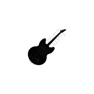 吉他标志音乐会低音音乐乐队吉他手插图音乐家旋律唱歌岩石背景图片
