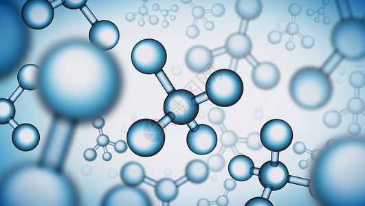 细胞分子结构EPS 10 插图分子结构科学背景 医疗保健医学 3d 插图 与蓝色细胞或原子的化学背景 核生物技术 dna 配方研究活力基因生背景