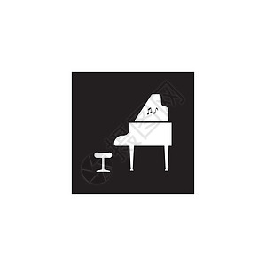 钢琴标识娱乐横幅标签键盘插图音乐艺术海报钥匙笔记背景图片