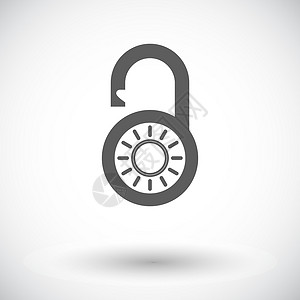 挂隔锁密码元素艺术圆圈界面互联网绘画安全挂锁技术背景图片