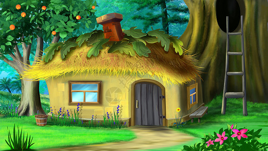 童话故事森林小屋1高清图片