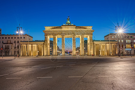 柏林夜景建筑欧洲高清图片