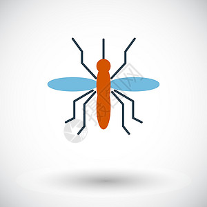 蚊虫绘画翅膀寄生虫按蚊按钮寄生昆虫艺术造型蚊子背景图片