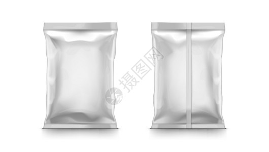袋包装Blank塑料板塑料纸油桶包装食品插画