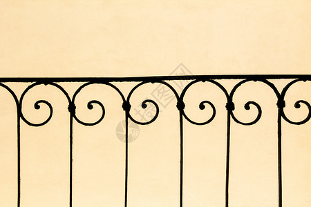 铁铁栏砌墙铁匠单线栏杆曲线功能背景图片