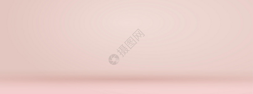 空浅粉红色工作室背景 矢量插图 轻抽象背景背景图片