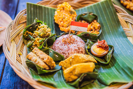 马来语健康菜单高清图片