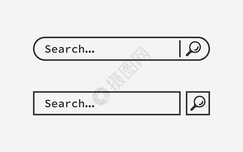 点击搜索素材平板搜索栏 孤立背景的网址矢量插图 互联网链接符号商务概念 请查看InfoFinland上的网站场地框架导航标签商业白色电脑探索插画