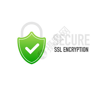 插上屏蔽层安全连接图标矢量插图在白色背景上隔离 平面样式安全 ssl 屏蔽符号 受保护的安全数据加密技术 https 证书隐私标志挂锁复选设计图片