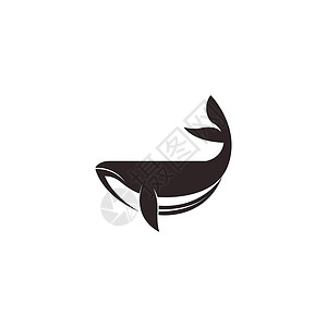 上海夜生活节上海生活节鲸类图标徽标标识设计插图模板绘画座头鲸尾巴生活海洋游泳艺术蓝色荒野哺乳动物插画