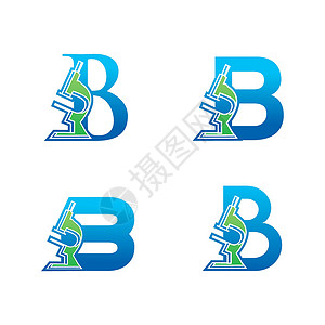医疗化验室Montoslogo字母B设计图片