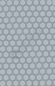 蜂窝网蜂巢无缝模式 黑色和灰色背景